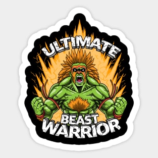 Ultimate Beast Warrior Sticker